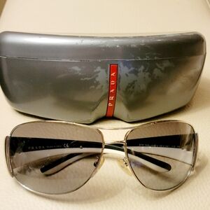Authentic Prada Aviator Sunglasses